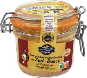 Foie gras de canard entier du Sud Ouest IGP - 180 g - NOS REGIONS ONT DU TALENT