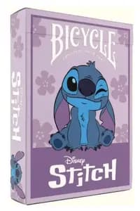 Jeu de 54 Cartes Stitch Purple - Bicycle
