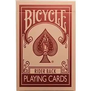 Jeu de 54 cartes Métallique Rubis - Bicycle