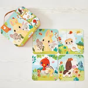 Puzzles Évolutifs Animaux Ferme - Lalaboom