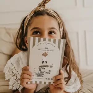 Cartes étapes anniversaire bébé Renard Max (Lot de 10)
