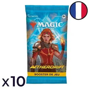Lot de 10 boosters de jeu Aetherdrift - Magic FR