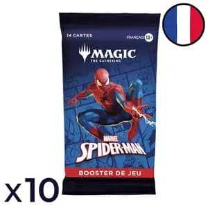 Lot de 10 boosters de jeu Magic: The Gathering — Marvel's Spider-Man - Magic FR