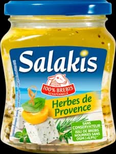 Fromage de brebis herbes de Provence 25,8% Mat.Gr. - SALAKIS