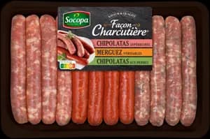 Assortiment 12 saucisses façon charcutière - SOCOPA