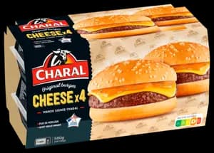 Original burger cheese X4 - CHARAL