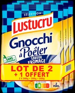 Gnocchi à poêler Fromage - LUSTUCRU