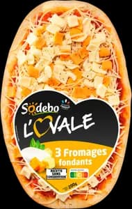 Pizza l'Ovale 3 fromages - SODEBO