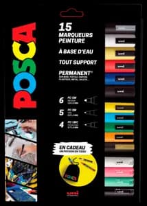 Pack de 15 Marqueurs "Posca"