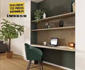 Lot de 3 Panneaux Tasseaux 3d "Ecowall Acoustic" - Utbois