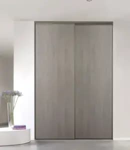 Portes de Placard Coulissantes Chêne Cendré - Optimum