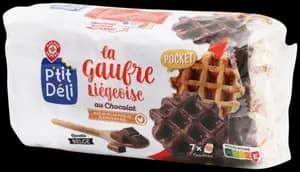 Sur les Produits Présents en Magasin de la Gamme Gaufres "P'tit Déli"