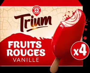 Glaces Vanille Fruits Rouges - Trium