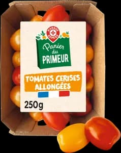 Tomates Cerises Allongées Bicolores Démarche Qualité - Panier du Primeur