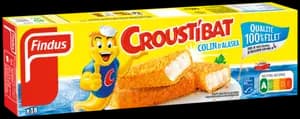 Sur les Produits Présents en Magasin de la Gamme "Croustibat" de Findus