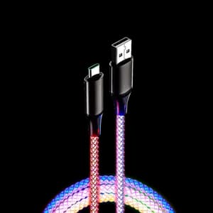 Câble lumineux gaming USB-A vers USB-C - MY WAY
