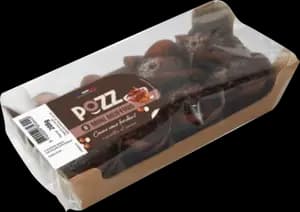 8 Mini Muffins COEUR FONDANT chocolat noisettes