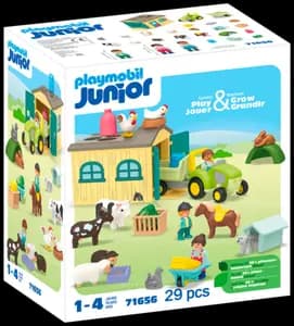 FERME AVEC TRACTEUR ET ANIMAUX - PLAYMOBIL