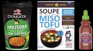 Sur les Produits Présents en Magasin de la Gamme "Go-Tan, Hikari Miso, S&b, Mizkan et Oyakata"
