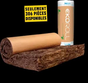 Rouleau de Laine de Verre "Ekoroll 040 Kraft 200 Mm" - Knauf Insulation