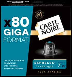 Capsules de Café - Carte Noire