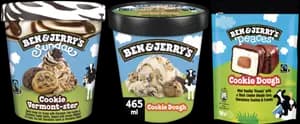 Sur les Produits Présents en Magasin de la Gamme "Ben & Jerry's"