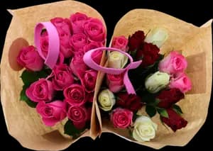 Bouquet de 15 Roses 50cm