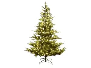Sapin de Noël LED, artificiel, H 228 cm