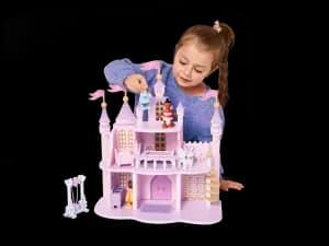 Château de princesses Disney en bois