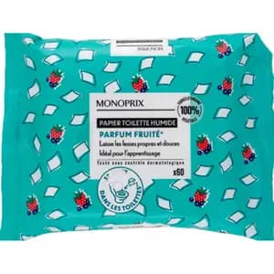 Monoprix Bébé Papier Toilette Humide x60