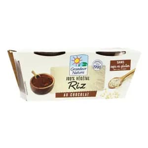 [Par Naturalia] Grandeur Nature Dessert Végétal Au Riz Et Chocolat Bio 2x100g