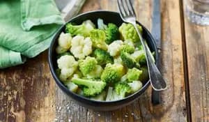 Trio de fleurettes brocolis,chou fleur,romanesco, Espagne