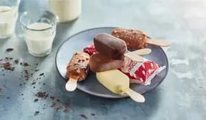 8 mini-bâtonnets vanille-divers enrobages chocolat