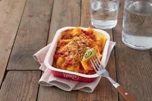 Ravioli ricotta épinard, sauce tomate