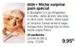 Miche surprise pain spécial