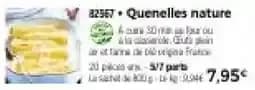 Quenelles nature