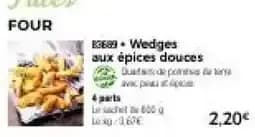 Wedges aux épices douces