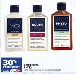 Phyto shampoings