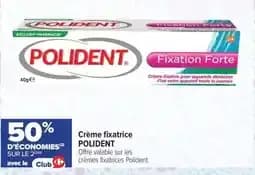 Polident crème fixatrice