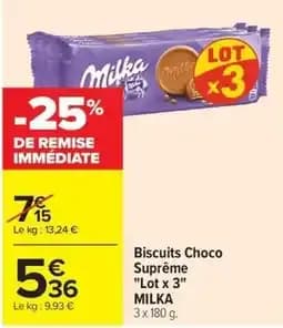 Milka Biscuits Choco Suprême