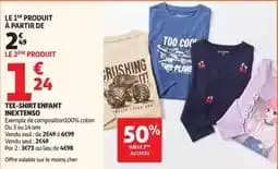 Inextenso tee-shirt enfant