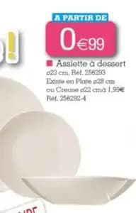 Assiette à dessert