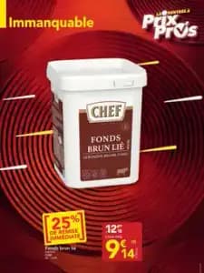 Chef fonds brun lié