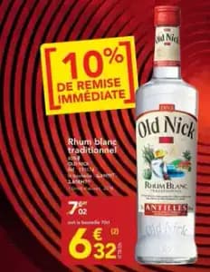 Old Nick Rhum blanc traditionnel