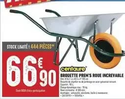Centaure - brouette prem's roue increvable