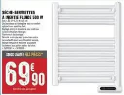 Dim - sèche-serviettes à inertie fluide 500 w