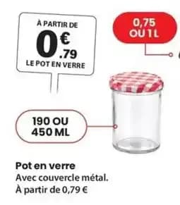 Pot en verre