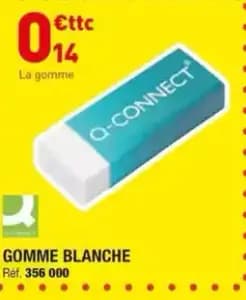 Q-Connect Gomme Blanche