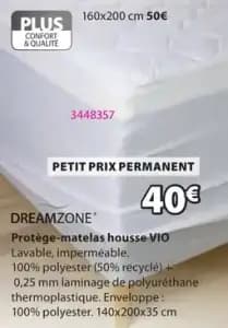 DREAMZONE Protège-matelas housse VIO