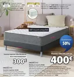 DREAMZONE Matelas à ressorts OSAN